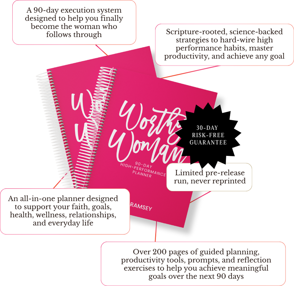 The Worthy Woman 90-Day High-Performance Planner (Pre-Release Edition)