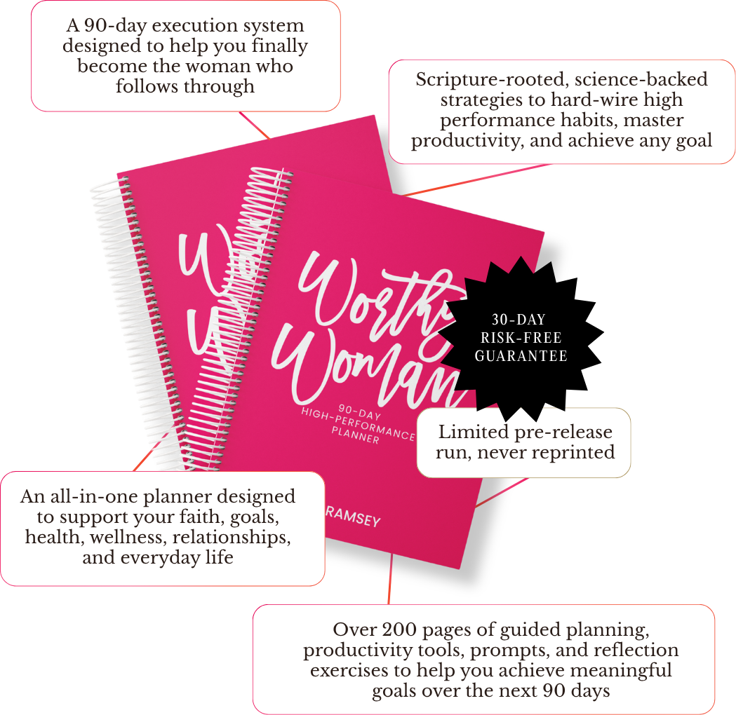 The Worthy Woman 90-Day High-Performance Planner (Pre-Release Edition)