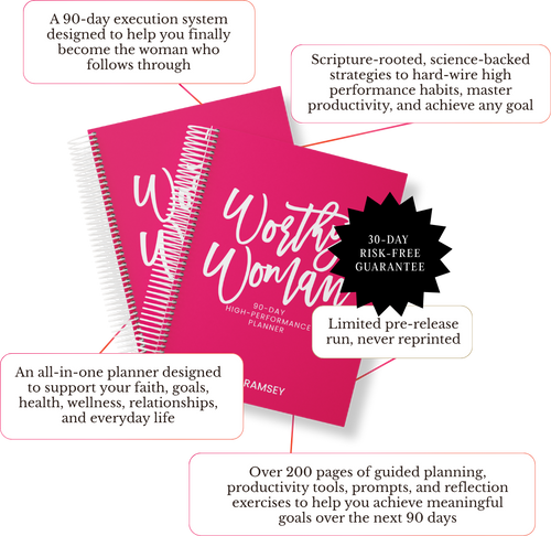 The Worthy Woman 90-Day High-Performance Planner (Pre-Release Edition)